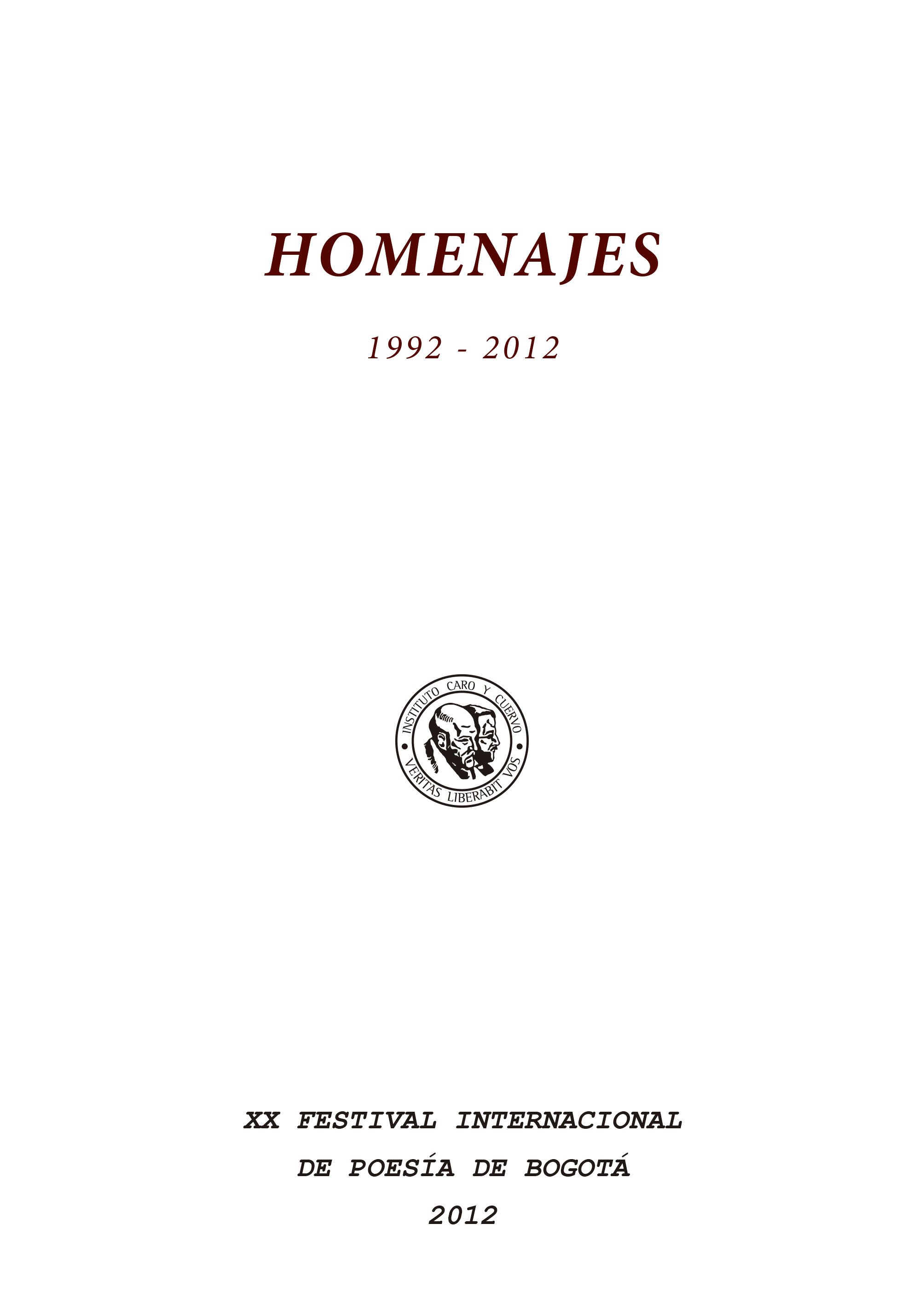 Homenajes 1992-2012