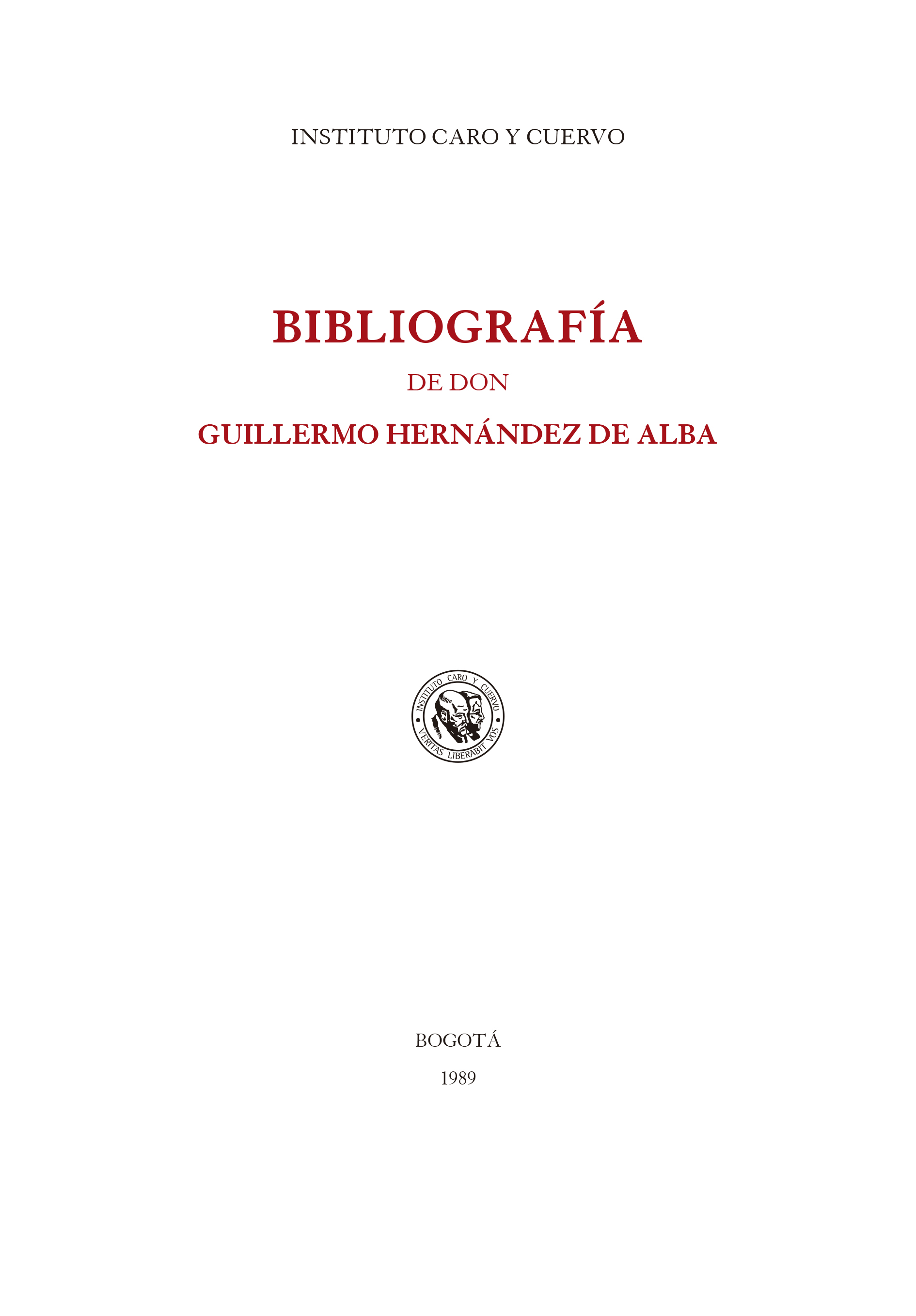 Bibliografía de Guillermo Hernández de Alba